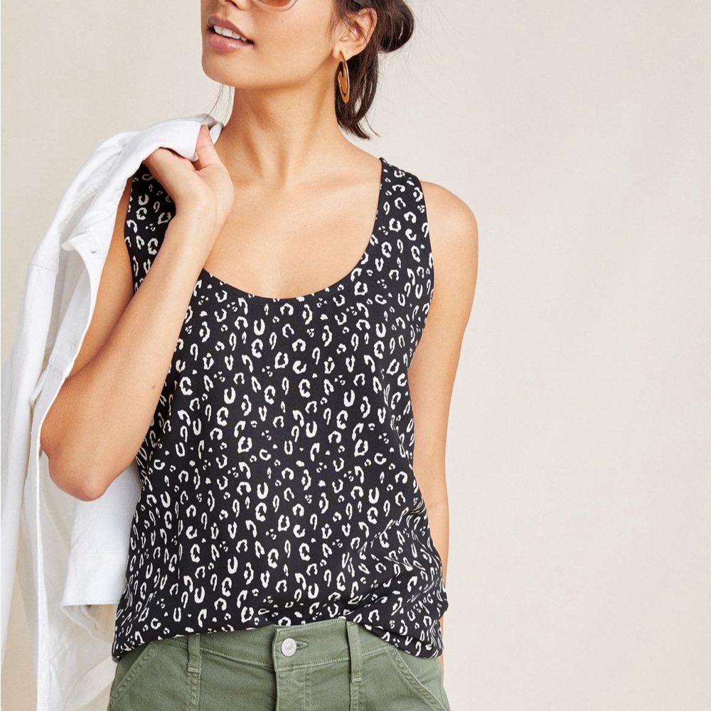 Anthropologie Dolan Mixed Media Tank